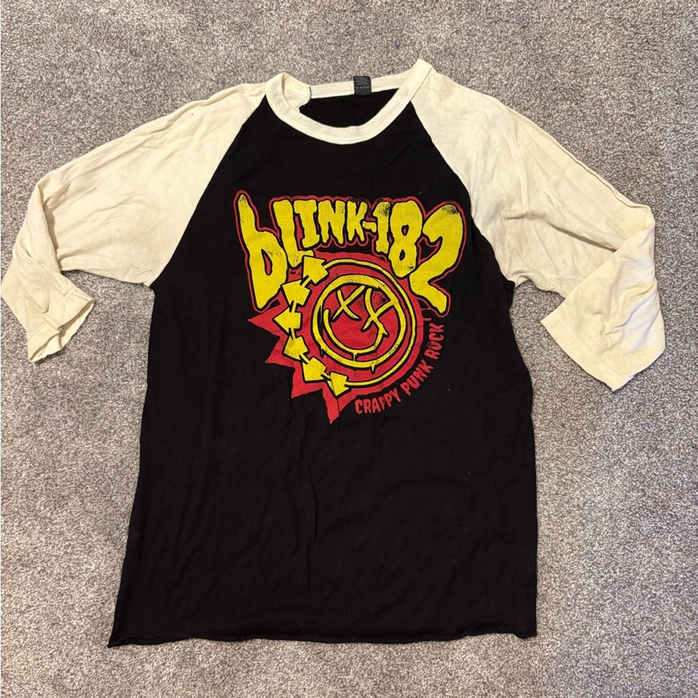 Blink-182 band quarter sleeve